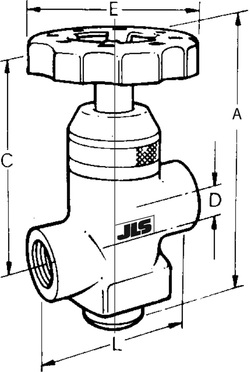 Ermeto balanced shut- off valve, W509,